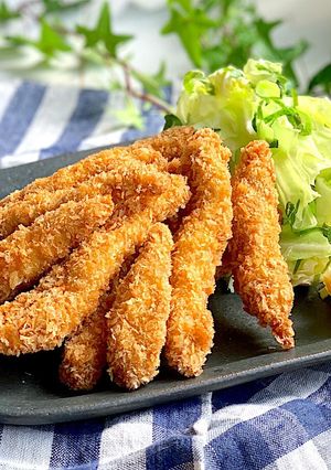 鶏胸肉のカレーチーズスティックフライ-レシピのメイン写真