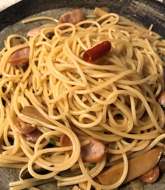 エリンギとソーセージの簡単和風パスタ by ae86_km 【クックパッド