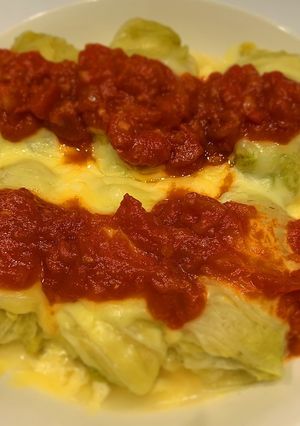病みつきトマトソースとチーズのロール白菜-レシピのメイン写真
