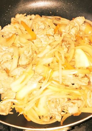 豚肉と野菜のポン酢炒め-レシピのメイン写真