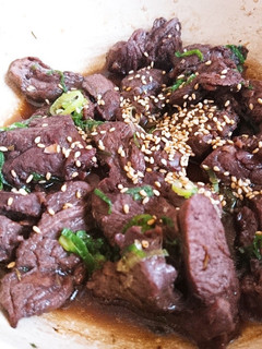 鹿肉と赤ワインの炒め煮-レシピのメイン写真