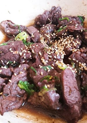 鹿肉と赤ワインの炒め煮-レシピのメイン写真