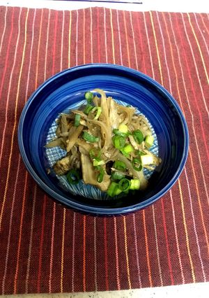 ごぼうと舞茸の重ね蒸し-レシピのメイン写真