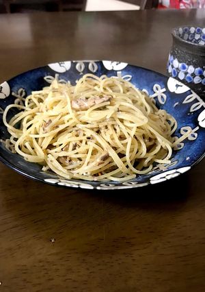 サバ缶で極うまペペロンチーノ-レシピのメイン写真
