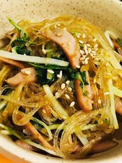 春雨と水菜のピリ辛炒め-レシピのメイン写真