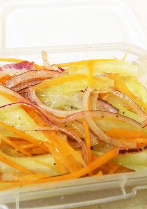 常備菜やつけ合わけに！千切り野菜マリネ-レシピのメイン写真