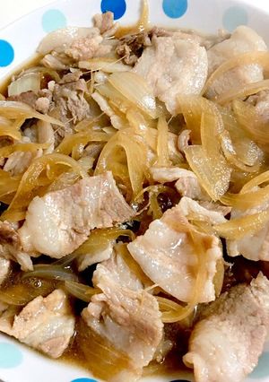牛丼風の豚肉炒め-レシピのメイン写真