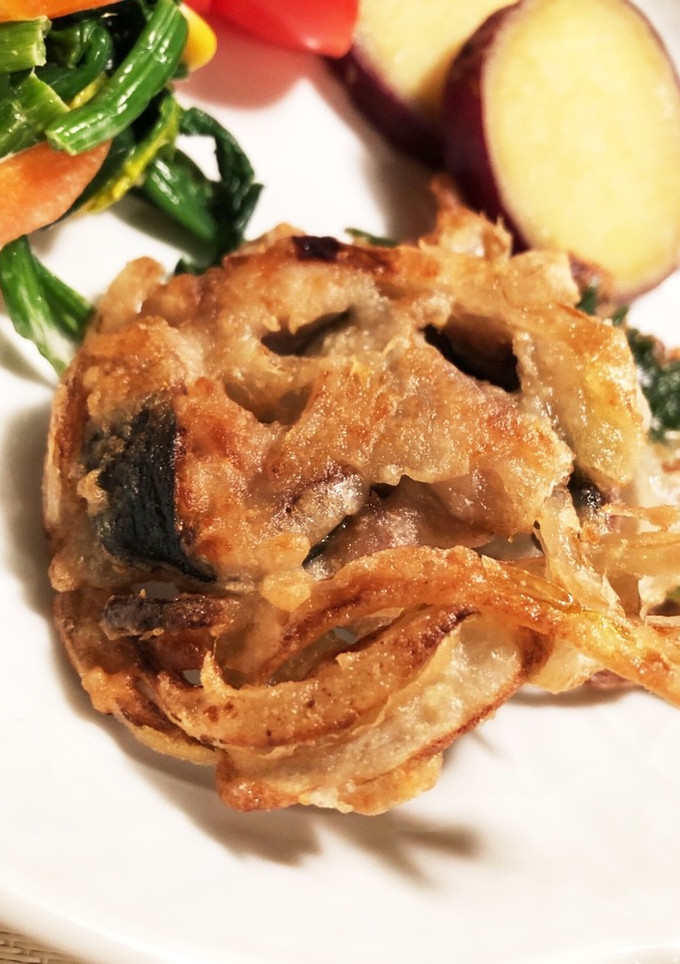青魚をおいしく！ごぼうとイワシのかき揚げ-レシピのメイン写真