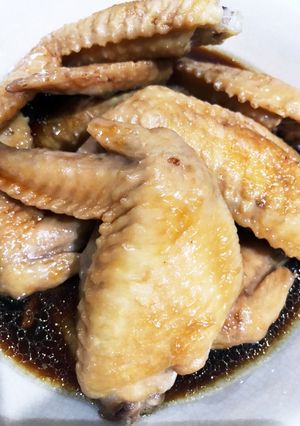 手羽先をすき焼きのタレで簡単調理！-レシピのメイン写真