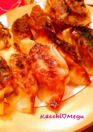 ジューシー☆箸が止まらない！キムチ餃子♬-レシピのメイン写真