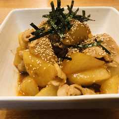 รูปของ 大根と豚バラの炒め煮