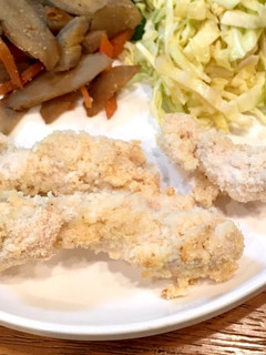 トースターで☆おからパウダー衣ささみカツ-レシピのメイン写真