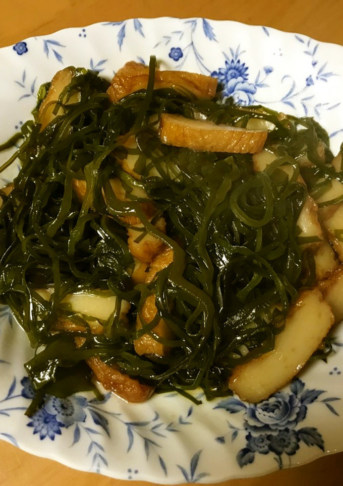 切り昆布とさつま揚げの炒め煮-レシピのメイン写真