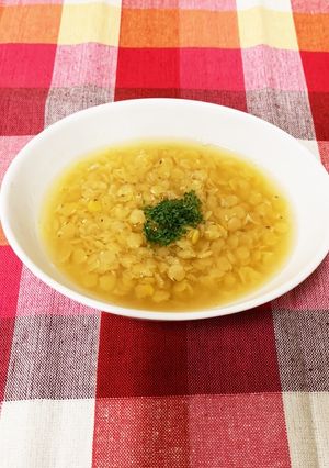 風邪に効く！簡単☆赤レンズ豆のスープ-レシピのメイン写真