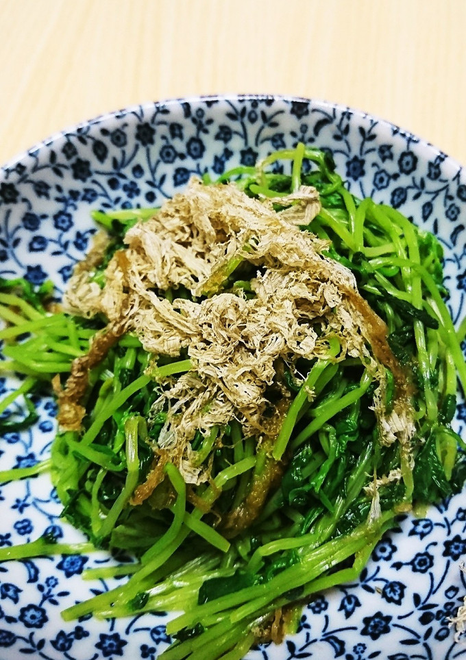 豆苗のとろろ和え-レシピのメイン写真