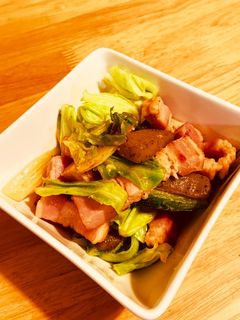 こんにゃくとキャベツの和風ペペロン-レシピのメイン写真