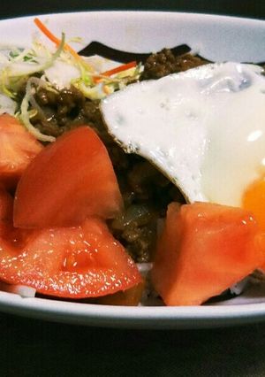 覚書☆家族分目分量タコライス-レシピのメイン写真