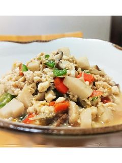 たっぷり野菜と豆腐と卵の鶏そぼろ煮-レシピのメイン写真
