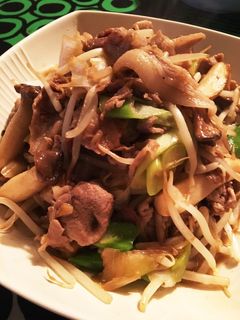 豚肉もやしとエリンギ 長ネギの中華炒め-レシピのメイン写真