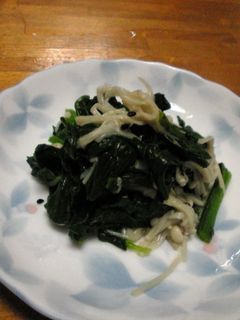 ほうれん草とえのきのおひたし-レシピのメイン写真
