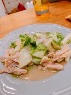 豚と白菜のにんにく塩炒め-レシピのメイン写真