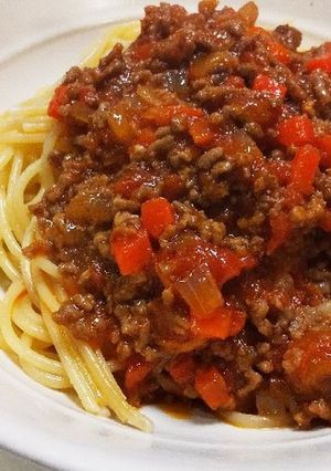 挽き肉たっぷり♪簡単ミートソース-レシピのメイン写真