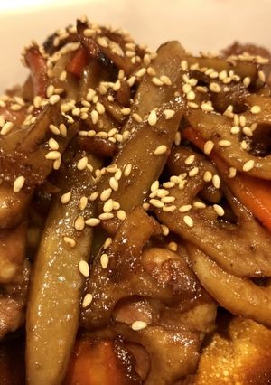 作り置きごぼう-レシピのメイン写真