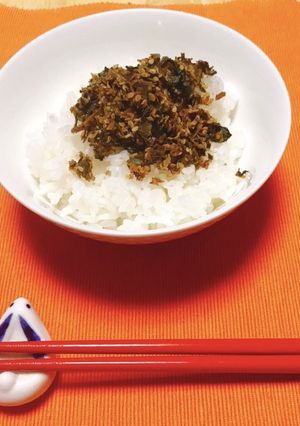 保育園レシピ♪小松菜のふりかけ-レシピのメイン写真