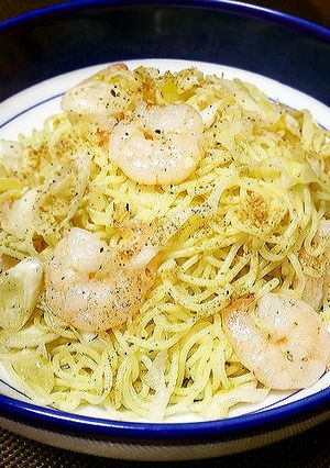 海老プリっ♪「ネギ塩焼きそば」-レシピのメイン写真