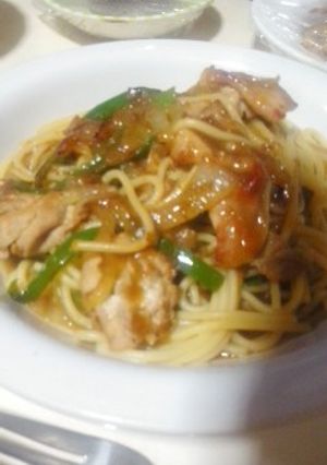 ビーフバター焼パスタ-レシピのメイン写真