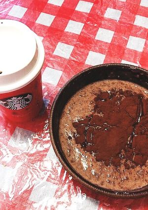 チョコプロテインオートミール-レシピのメイン写真