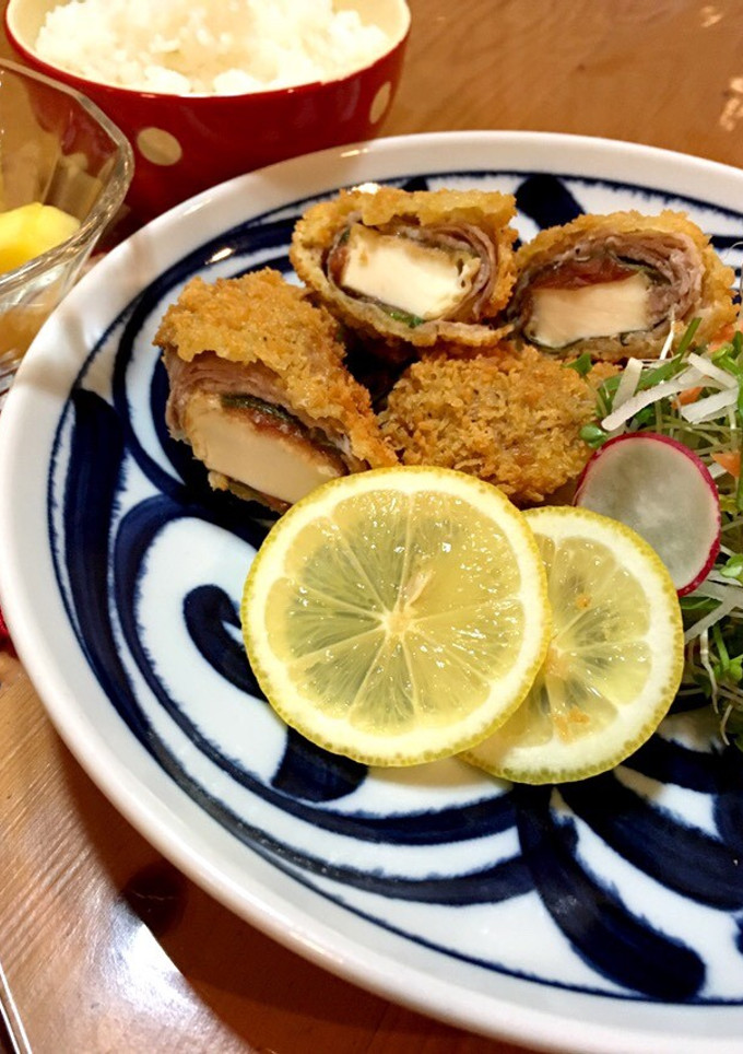 絹揚げの肉巻きフライ♡梅紫蘇風味-レシピのメイン写真