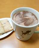 バレンタイン☆レンジでホットチョコレート