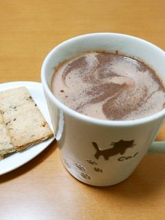 バレンタイン☆レンジでホットチョコレート-レシピのメイン写真