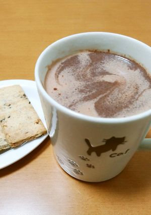バレンタイン☆レンジでホットチョコレート-レシピのメイン写真