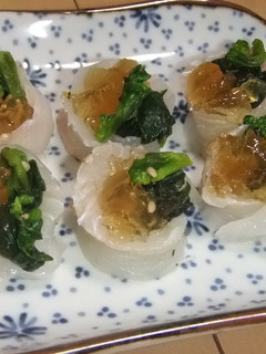 菜の花とヒラメのジュレ-レシピのメイン写真