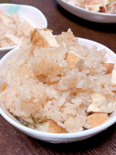 厚揚げ炊き込みご飯-レシピのメイン写真