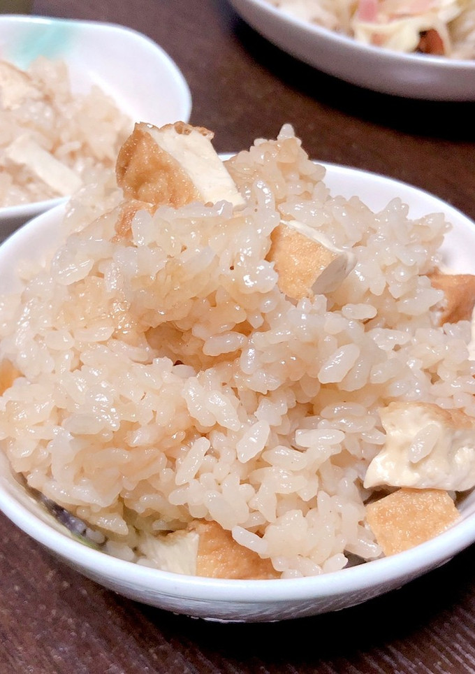 厚揚げ炊き込みご飯-レシピのメイン写真
