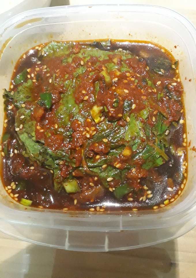 えごまの葉の漬物（깻잎 장아찌 ）-レシピのメイン写真