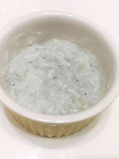 離乳食 しらす粥-レシピのメイン写真