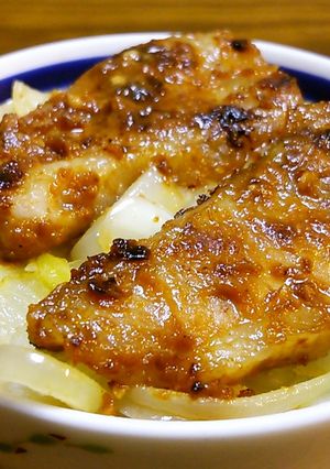 豚ネックコチュジャン味噌漬け丼。-レシピのメイン写真