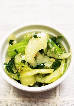 ☆副菜♪セロリまるごとナムル☆-レシピのメイン写真