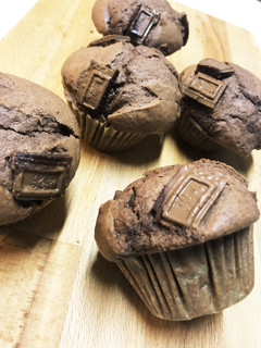 バレンタインにも♡チョコレートマフィン-レシピのメイン写真