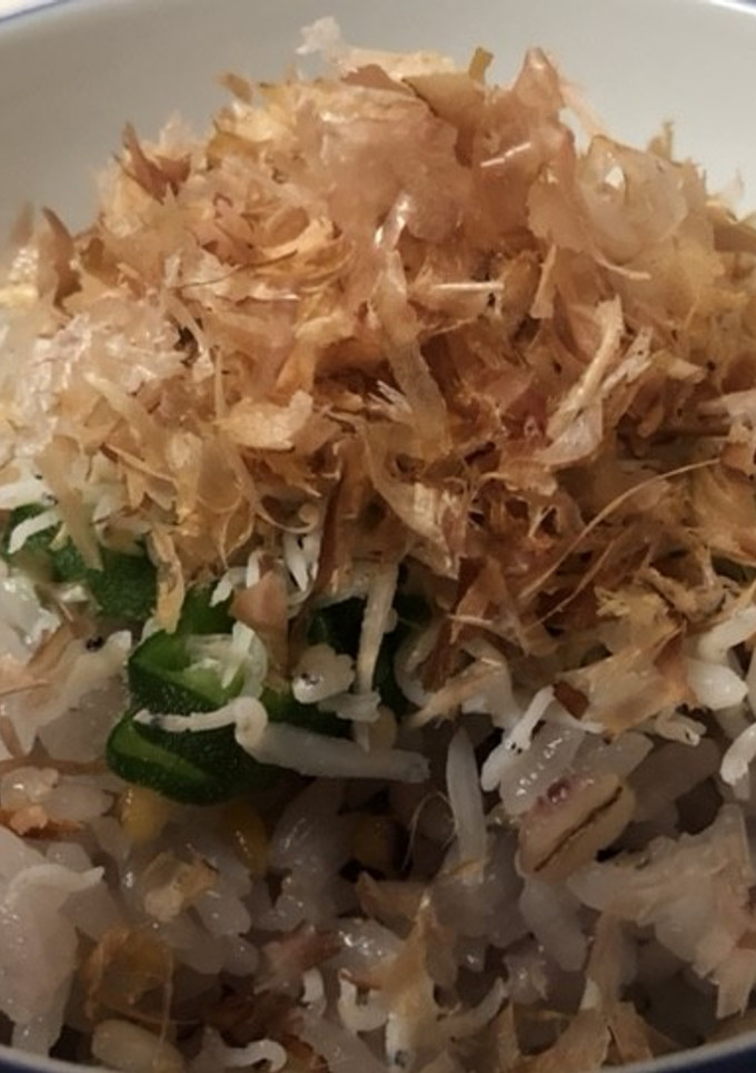 栄養満点 簡単 ちりめんご飯 （朝食）-レシピのメイン写真