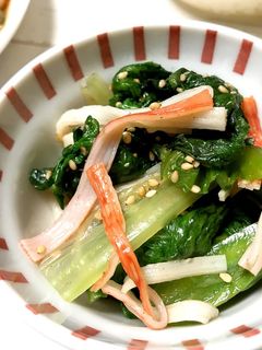 レタス大量消費☆カニカマレタスのお浸し-レシピのメイン写真