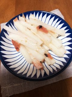大根と梅干しだけ!即できる、大根の梅和え-レシピのメイン写真