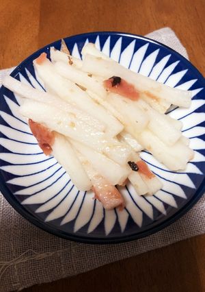 大根と梅干しだけ！即できる、大根の梅和え-レシピのメイン写真