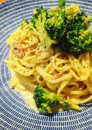 ツナとブロッコリーのアリオリパスタ-レシピのメイン写真