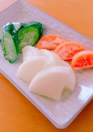 減塩✤ヨーグルトで!ぬか漬け目指す生野菜-レシピのメイン写真