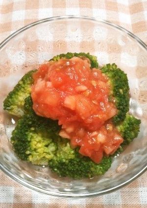 ブロッコリーのトマトサラダ-レシピのメイン写真